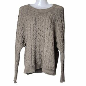 𝅺aerie Cable Knit Sweater S